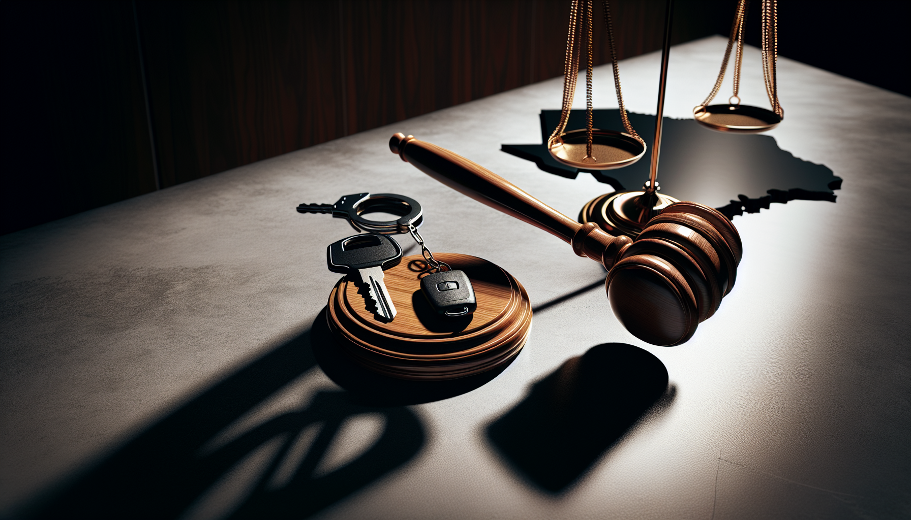 Illustration of a judge's gavel and scales of justice